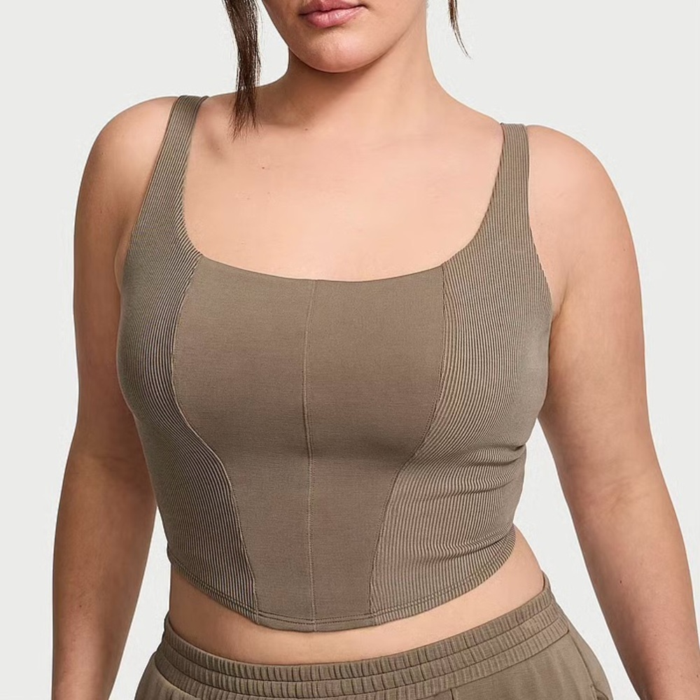 Victoria’s Secret Knit Corset Tank Top